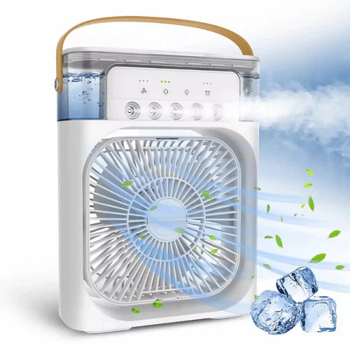 Mini Climatizador De Ar c/ Reservatorio Para Água e Gelo ❄️- Últimas Unidades